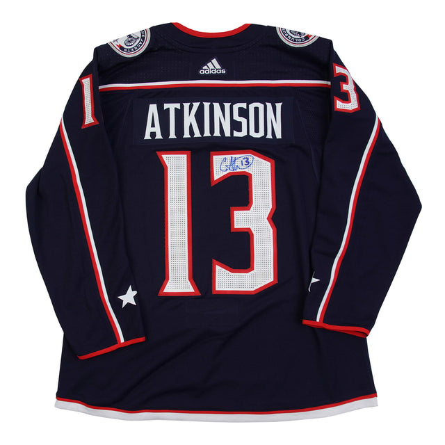 Cam Atkinson Autographed Jersey