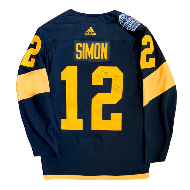 Dominik Simon Autographed Jersey