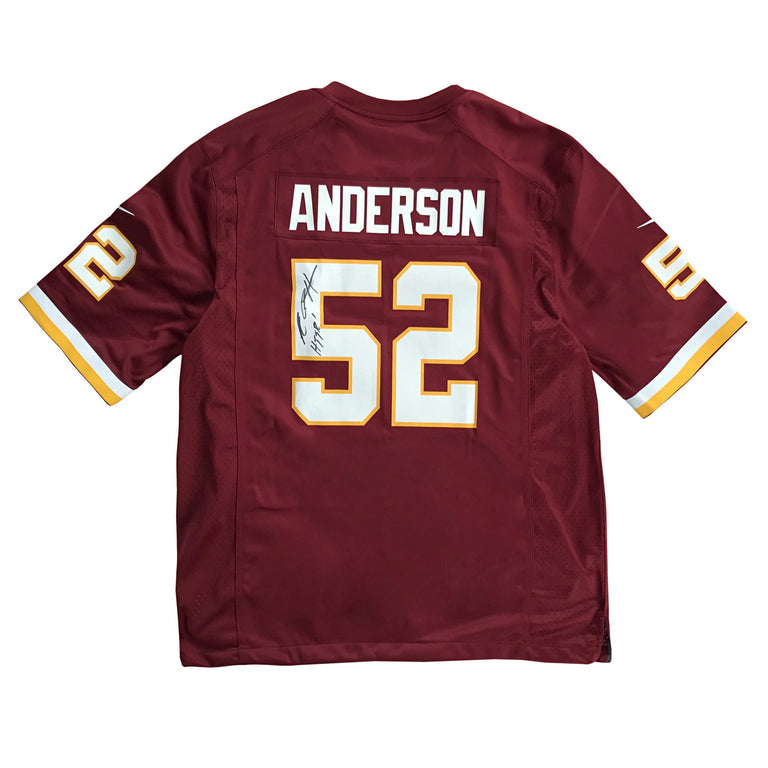Ryan Anderson Autographed Redskins Jersey