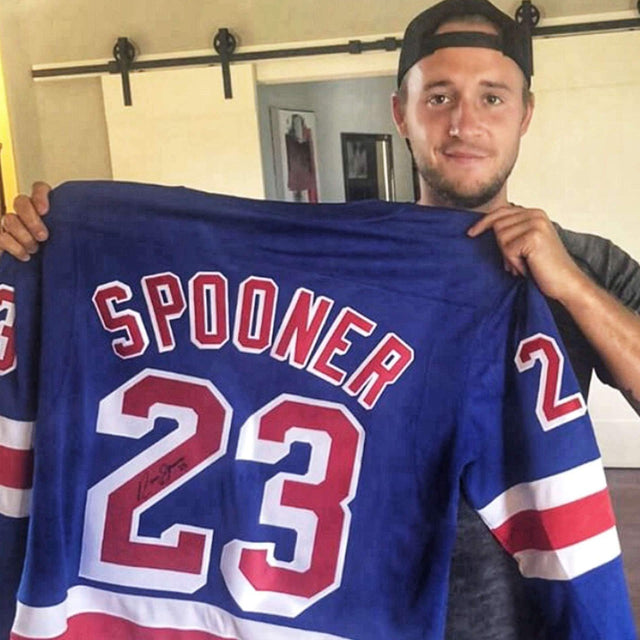 Ryan Spooner Autographed Jersey