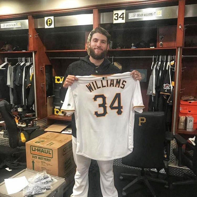 Trevor Williams Autographed Jersey
