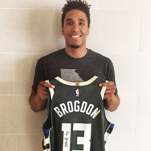 Malcolm Brogdon Autographed Game Worn Jersey