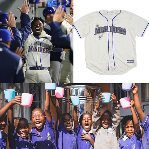 Dee Gordon + 3 former Mariners auction jerseys to support clean water in Kenya