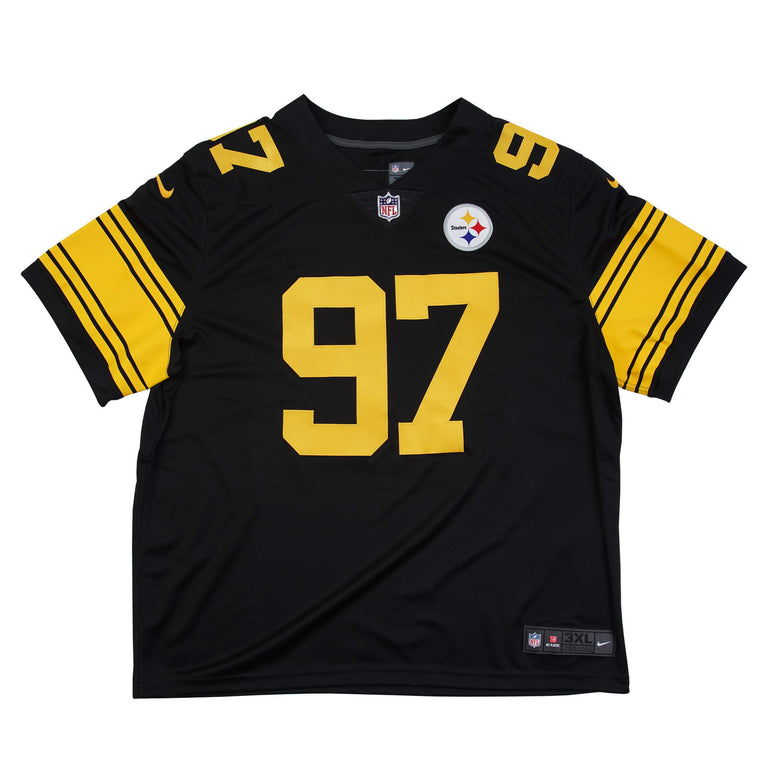 Nike Pittsburgh Steelers No97 Cameron Heyward Red Women's Stitched NFL Limited AFC 2019 Pro Bowl Jersey
