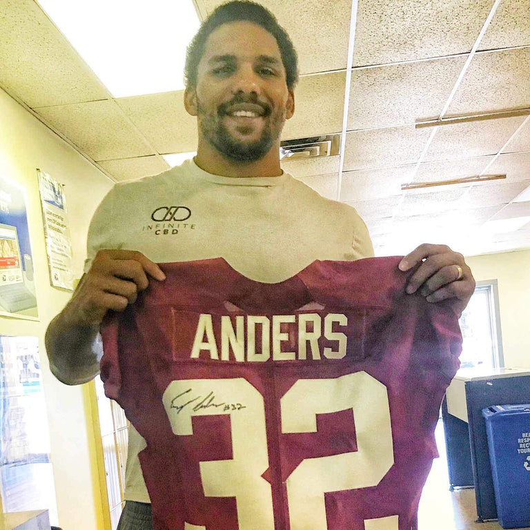 Eryk Anders Autographed Jersey