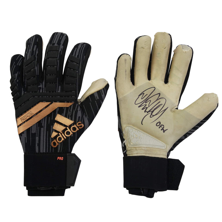 Owain Fon Williams Autographed Goalie Gloves