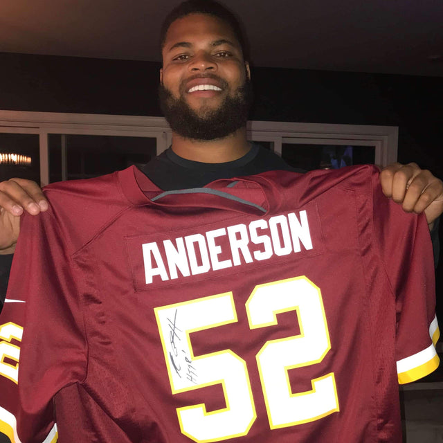 Ryan Anderson Autographed Redskins Jersey