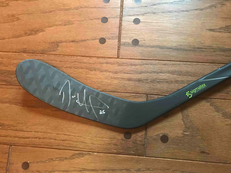 Ryan Sproul Signed Hockey Stick